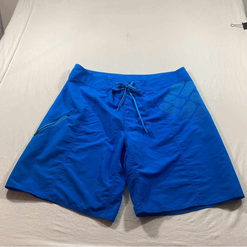 Columbia Omni Shade Shorts men 42 Omni shield blue hybrid casual shorts